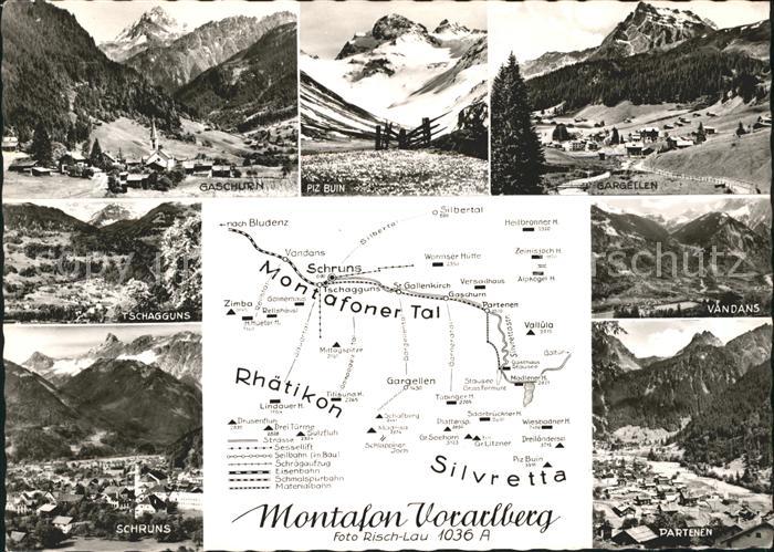 Gaschurn Vorarlberg Piz Buin Gargellen Tschagguns Vandans S