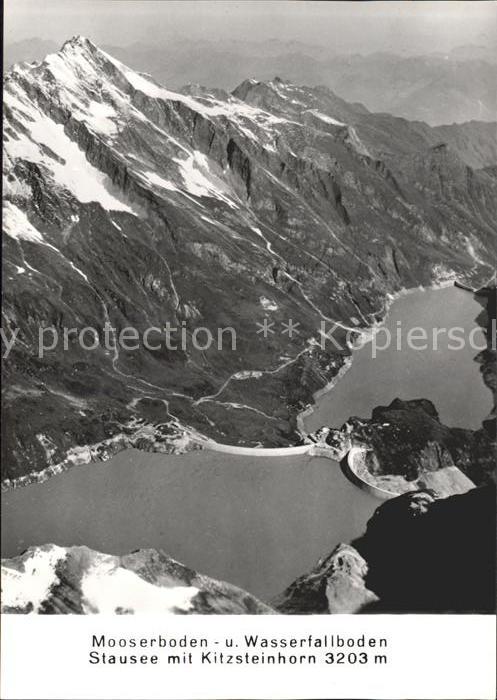 Kitzsteinhorn mit Stausee Mooserboden und Wasserfallboden