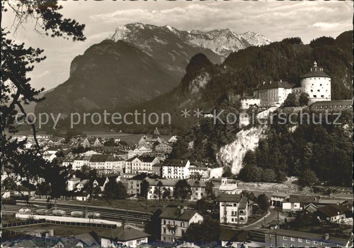 Kufstein Tirol Festung mit Kaisergebirge