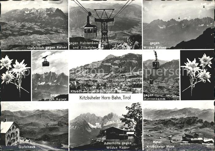 Kitzbuehel Tirol Wilder Kaiser Hahnenkammbahn Panorama Gipfelhaus Adlerhuette Ho