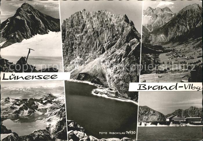 Luenersee Vorarlberg mit Brand