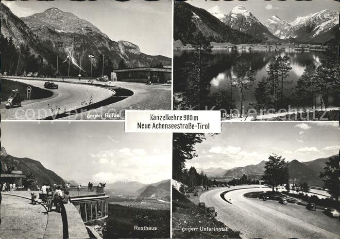 Achensee Kanzelkehre Neue Achenseestrasse Rofan Pertisau Rasthaus Unterinntal