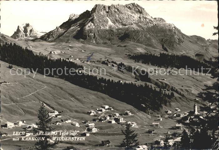 Lech Vorarlberg mit Karhorn und Widderstein