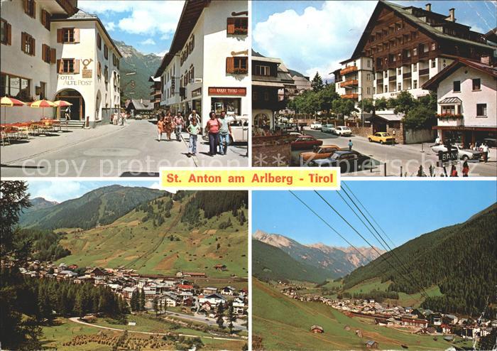 St Anton Arlberg Hotel Alte Post Strassenpartie Totalansichten