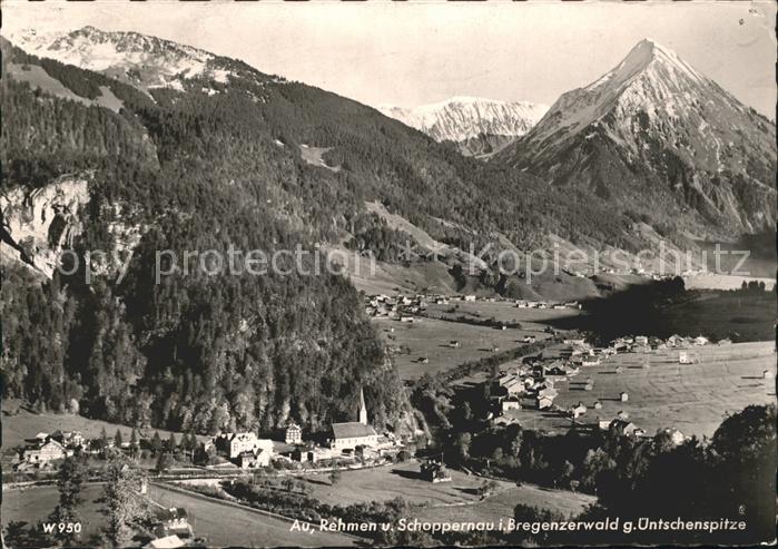 Au Vorarlberg Rehmen und Schoppernau mit Untschenspitze
