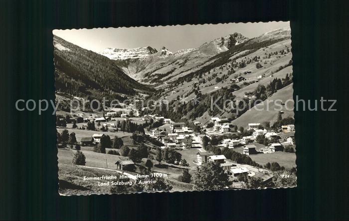 Hinterglemm Saalbach Totalansicht
