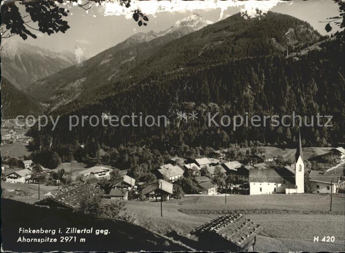 Finkenberg Tirol mit Ahornspitze