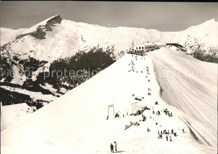 Riezlern Kleinwalsertal Vorarlberg Kanzelwandbahn Bergstation mit Hoch Ifen