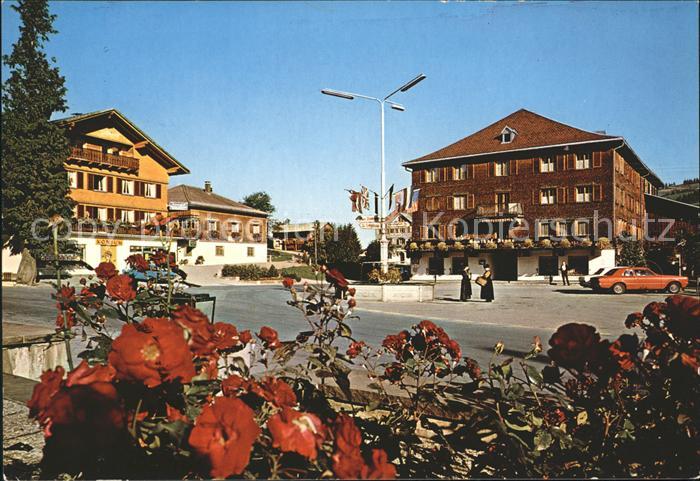 Hittisau Vorarlberg Dorfplatz