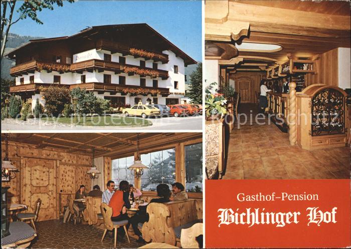 Westendorf Tirol Gasthof Pension Bichlinger Hof Gaststube Empfang