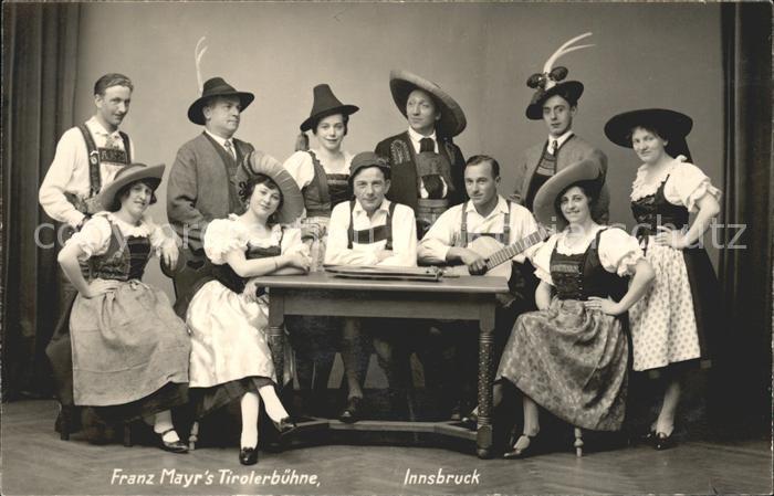 Innsbruck Franz Mayrs Tirolerbühne Ensemble