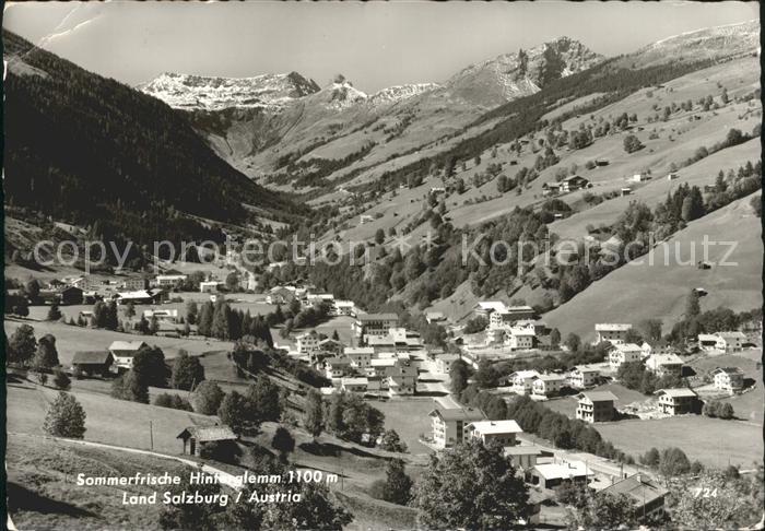 Hinterglemm Saalbach Totalansicht