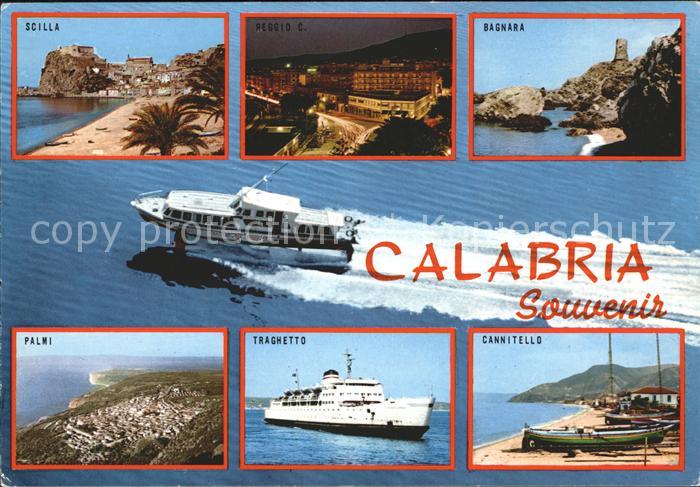 Motorboote Calabria Scilla Bagnara Palmi Cannitello Traghetto