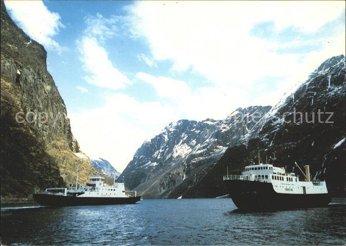 Schiffe Ships Navires Innvik Norge Gudvangen