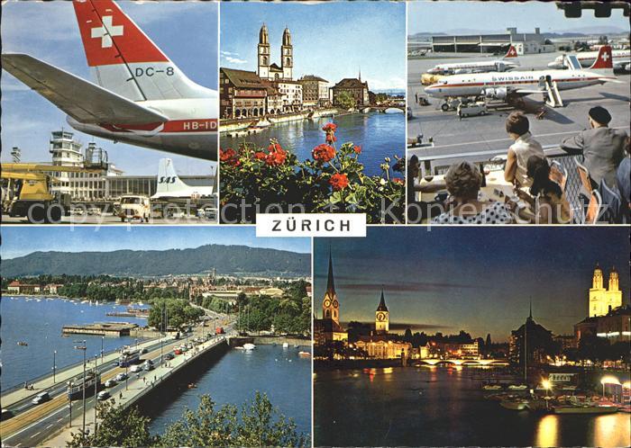 Swissair Flugzeug Zürich