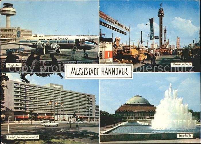 Flughafen Airport Aeroporto Flugzeug Pan American Hotel Intercontinental Stadtha
