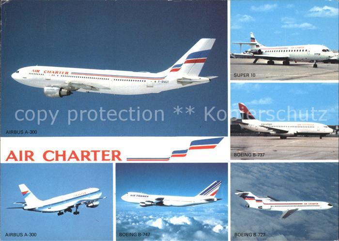 Flugzeuge Zivil Air Charter Airbus A-300 Super 10 Boein