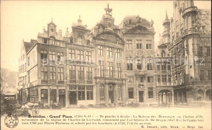 Bruxelles Bruessel Grand Place Maison des Brasseurs Histoire