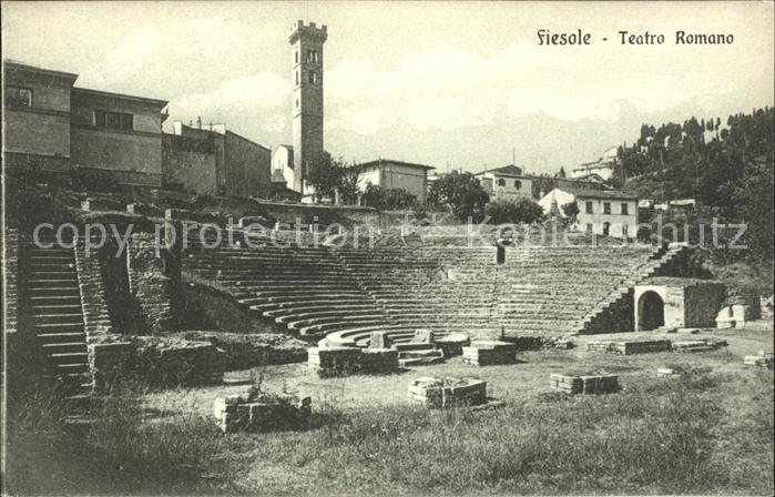 Fiesole Teatro Romano antike Staette