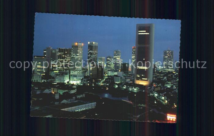 Singapore City Skyline at night Fairyland of lights