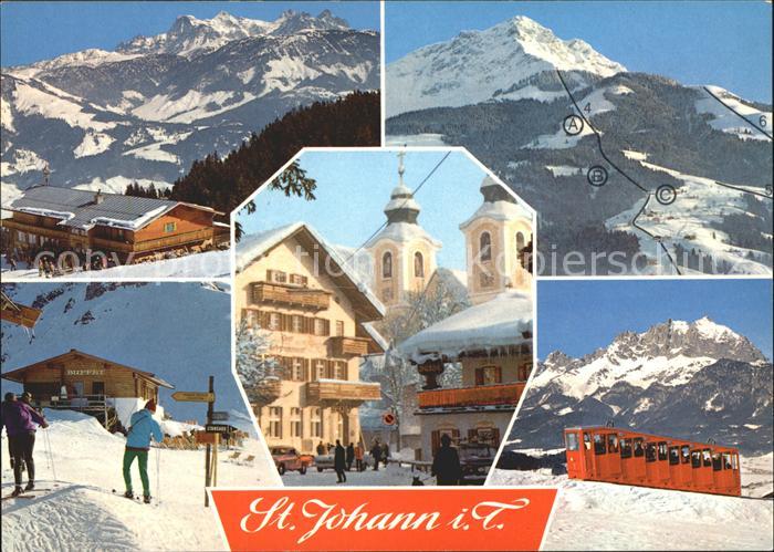 St Johann Tirol Angerer Alm Steinberge Kitzbueheler Horn Harschbichl Bergbahn Wi