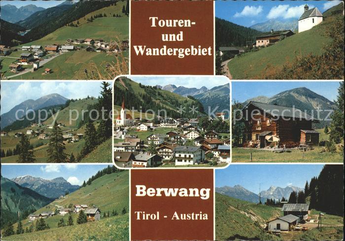 Berwang Tirol Touren- und Wandergebiet Kapelle Alpenpanorama