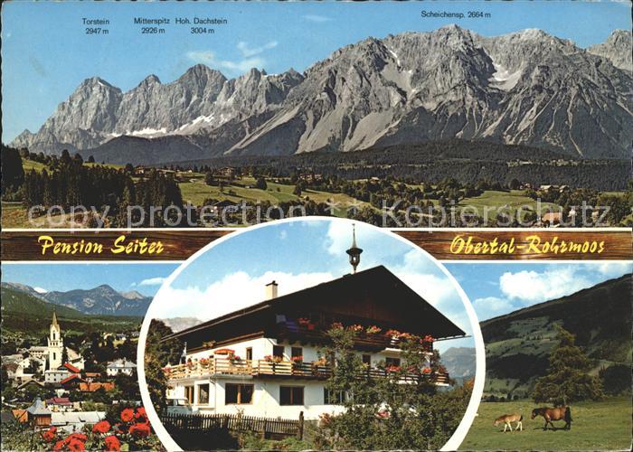 Schladming Obersteiermark Gasthof Pension Seiter Pferd Kirche Alp