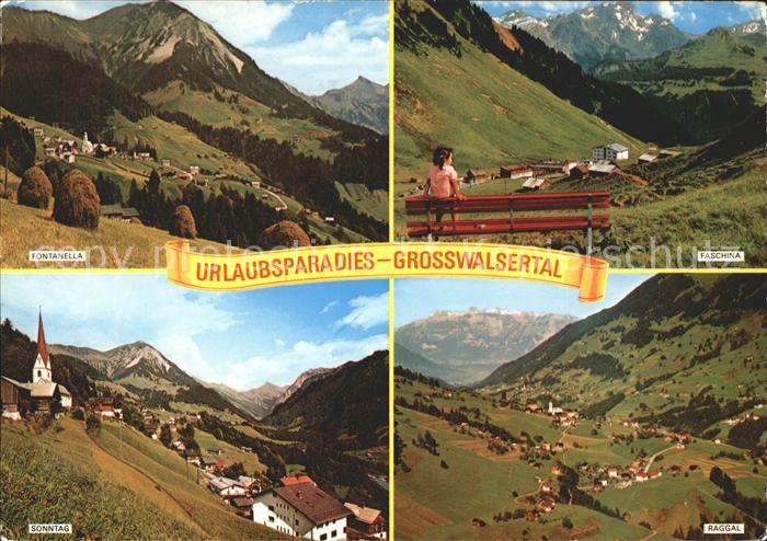 Raggal und Umgebung Urlaubsparadies Grosswalsertal