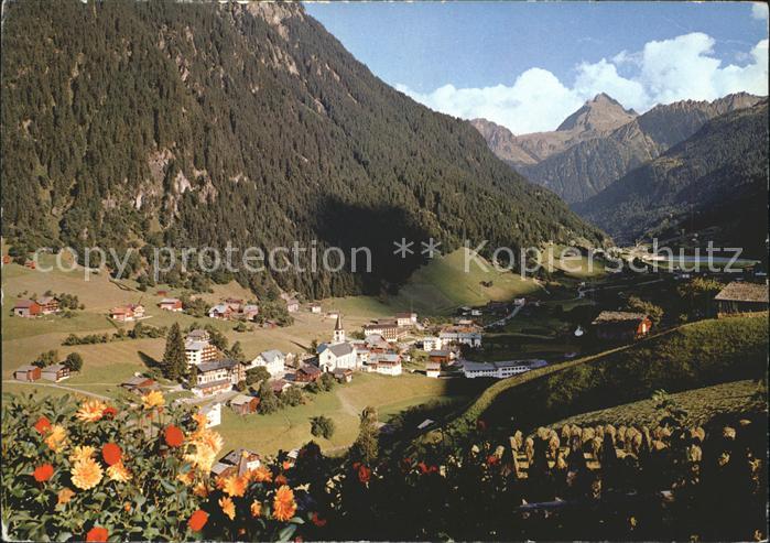 Gaschurn Vorarlberg Panorama gegen Vallüla Montafon