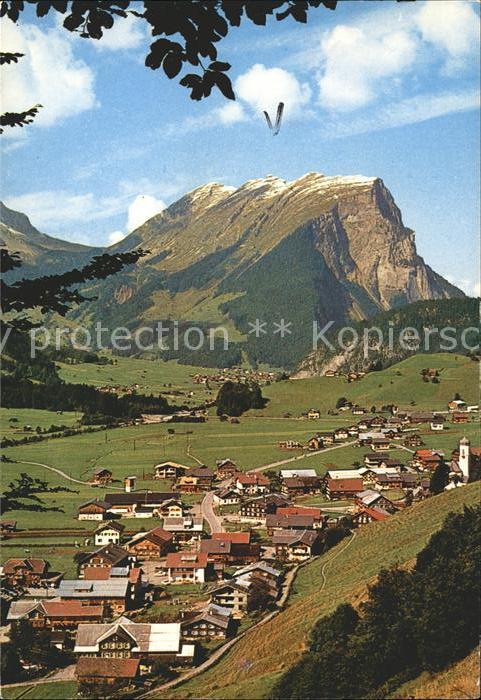 Schoppernau Vorarlberg gegen Kanisfluh Bregenzerwald Sommerfrische