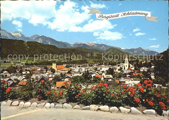 Schladming Obersteiermark Panorama Bergstadt Alpenblick