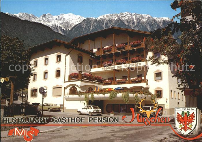 Imst Tirol Restaurant Gasthof Pension Hirschen Alpenblick Wappen