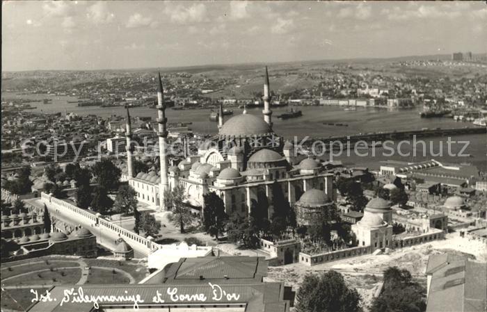 Istanbul Constantinopel Sueleyman et Corne d or