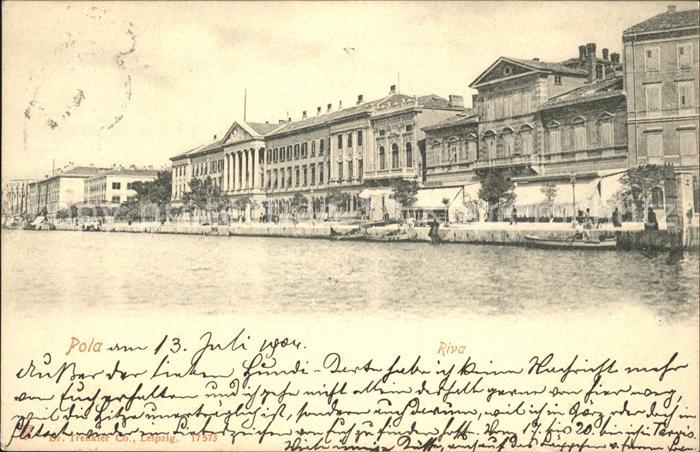 Pola Pula Croatia Riva