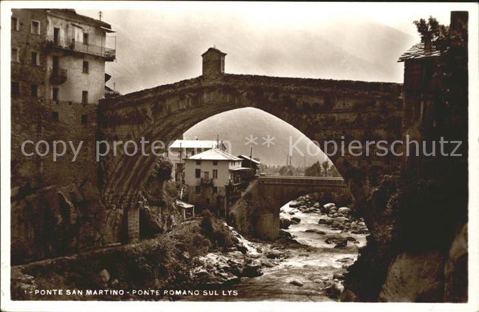 Torino Ponte San Martino Ponte Romano sul Lys