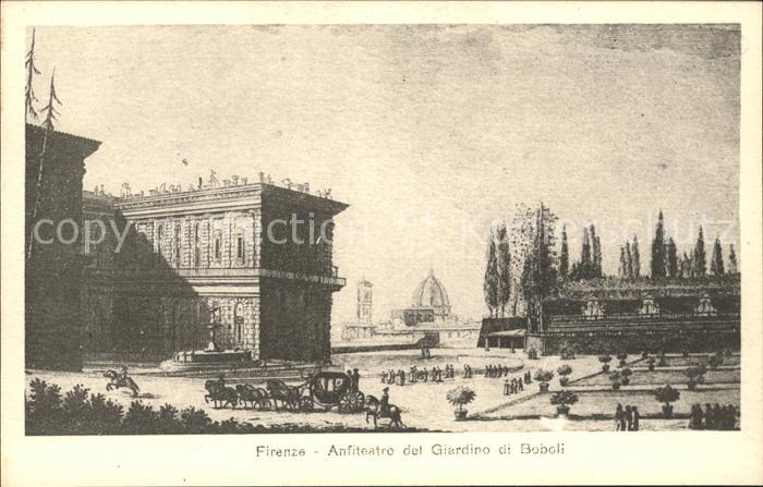 Firenze Florenz Anfiteatro del Giardino di Boboli