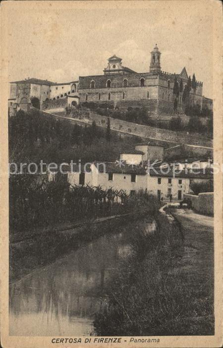 Firenze Florenz Certosa di Firenze - Panorama
