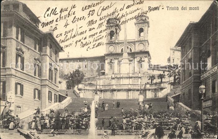 Rom Roma Trinita`dei monti