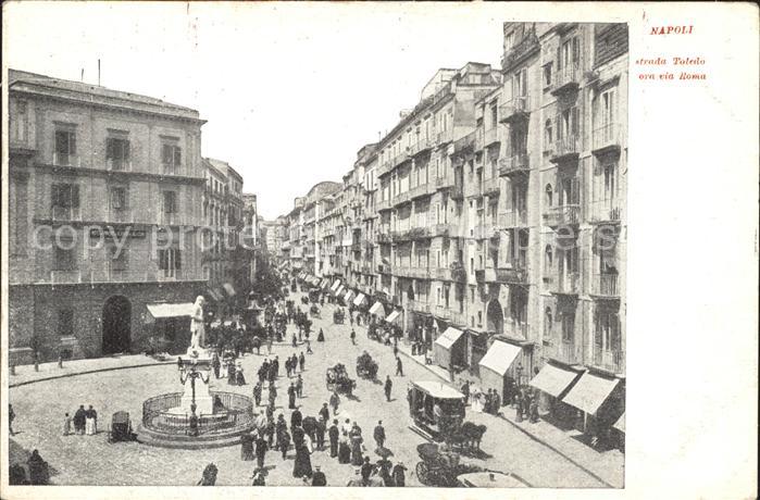 Napoli Neapel Strada Toledo ora via Roma