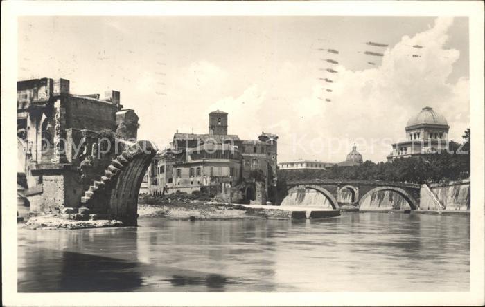 Rom Roma Ponte rotto e isola Tiberina