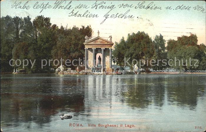 Rom Roma Villa Borghese il Lago