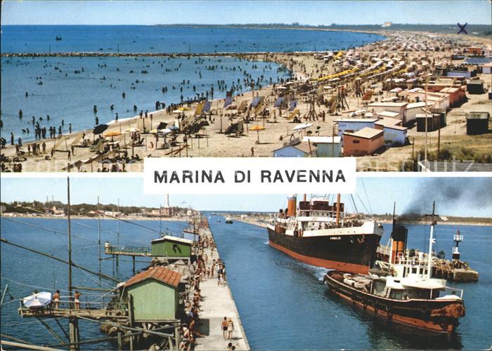 Marina di Ravenna Dampfer Strand