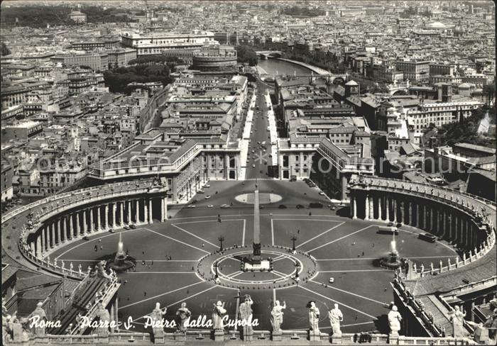 Rom Roma Petersplatz von der Kuppel