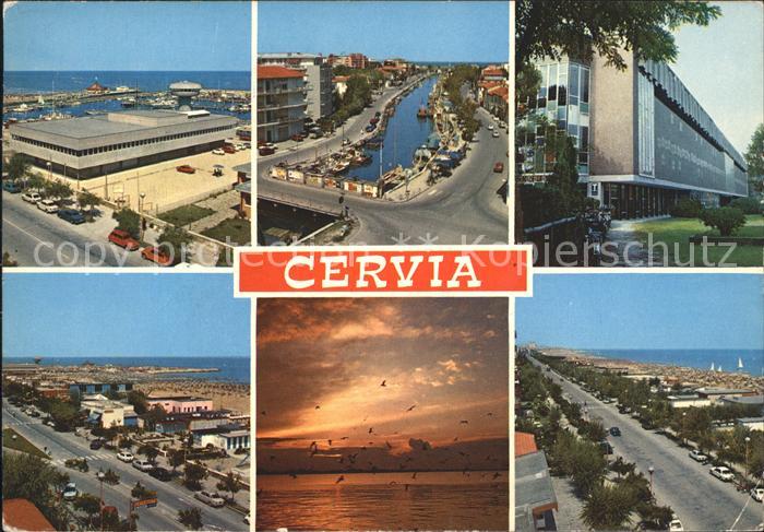 Cervia Sonnenuntergang spiaggia Strand