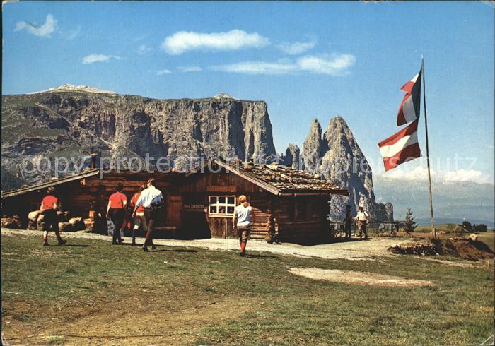 Dolomiten Alpe di Siusi lo Sciliar Seiseralm der Schlern