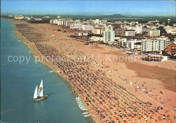 Bibione Fliegeraufnahme Strand spiaggia