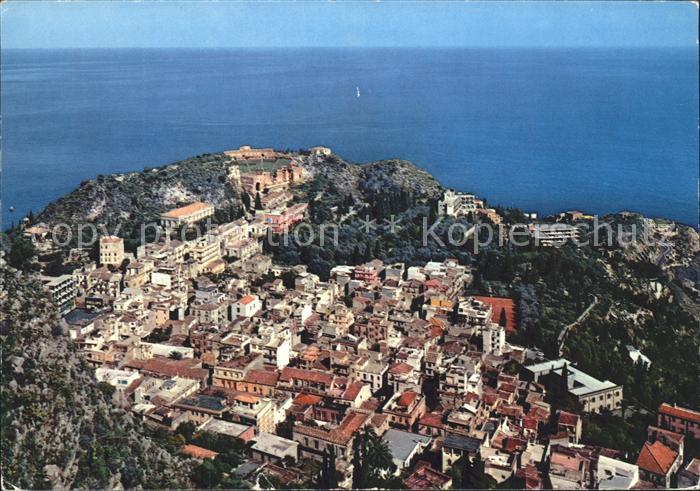 Taormina Sizilien Fliegeraufnahme
