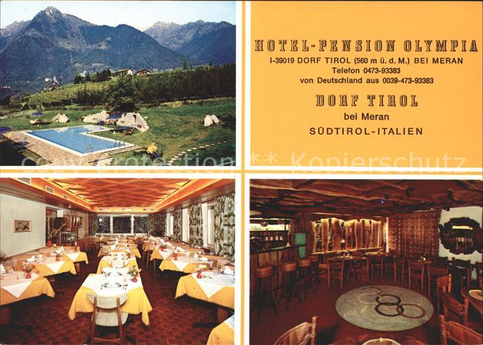 Suedtirol Hotel Pension Olympia Dorf Tirol