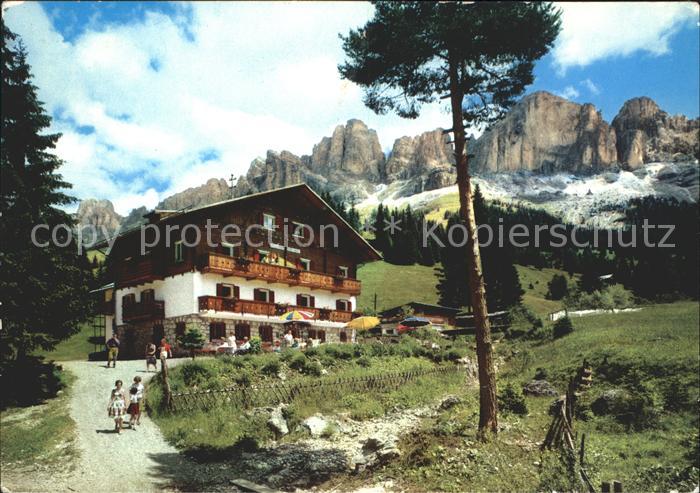 Dolomiten Carezza Albergo Rifugio Moser Alm Karersee Gasthof