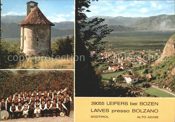 Leifers Laives Suedtirol alte Tracht Berge Dorf Kirche